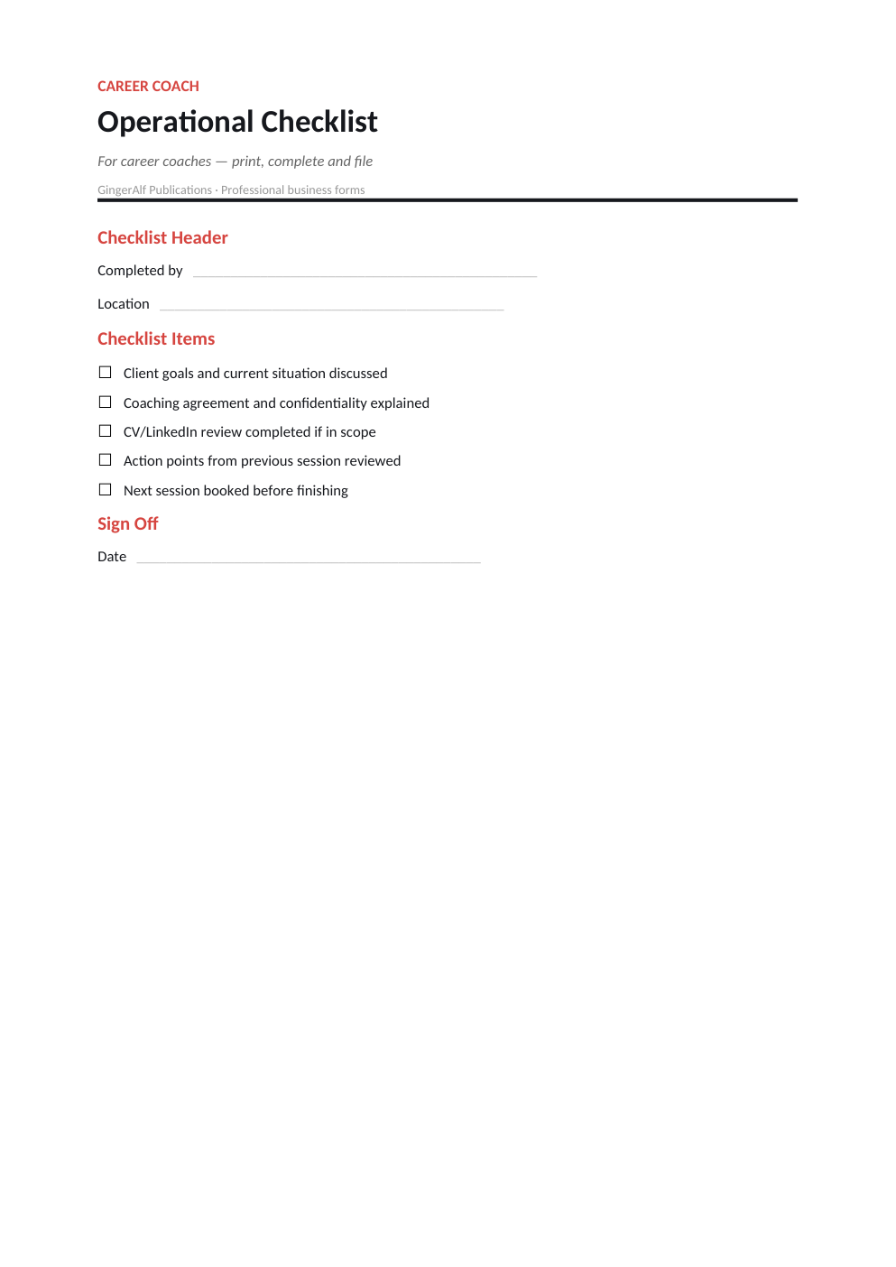 Career Coach Complete Forms Bundle (UK) preview 5