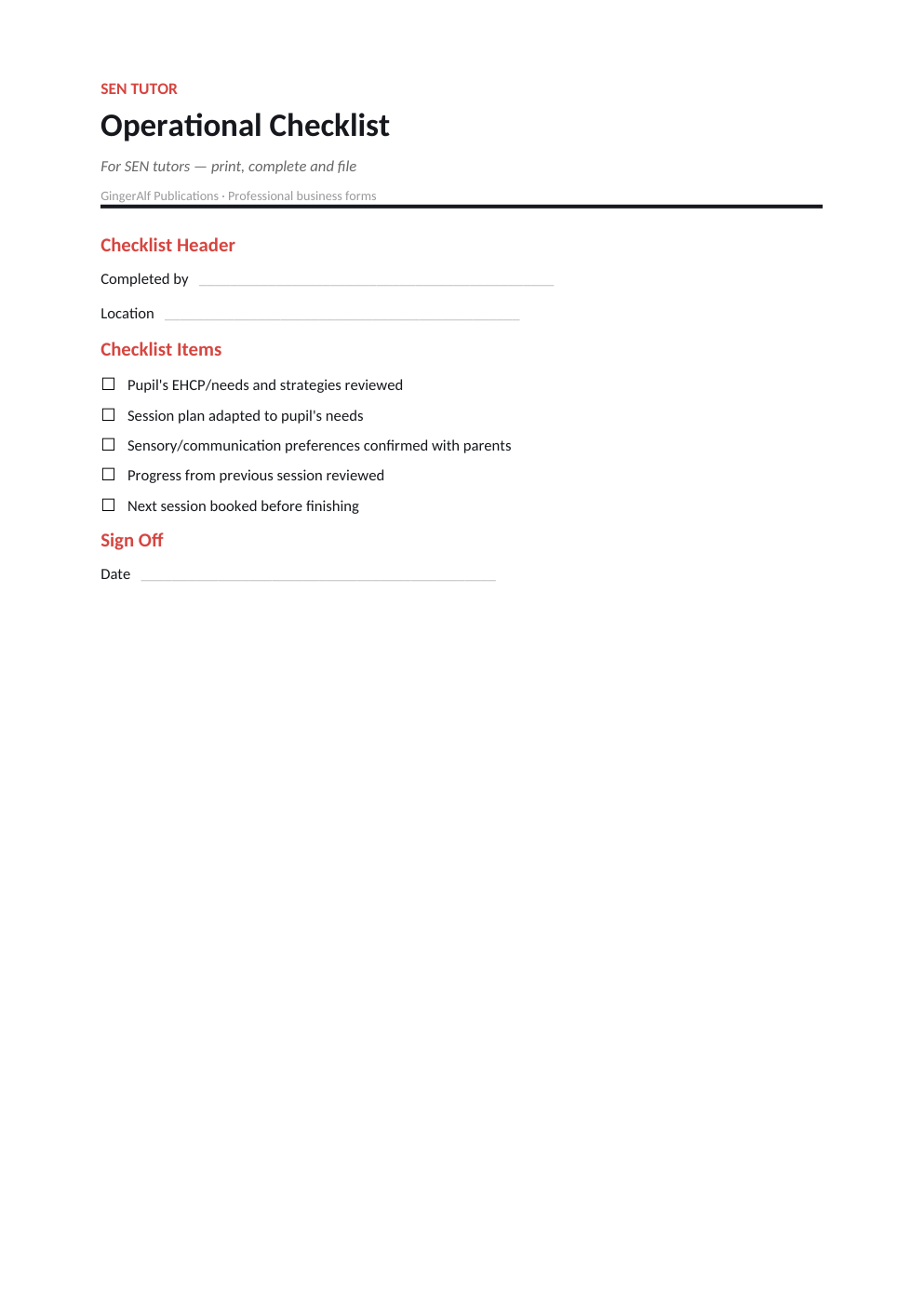 SEN Tutor Complete Forms Bundle (UK) preview 5