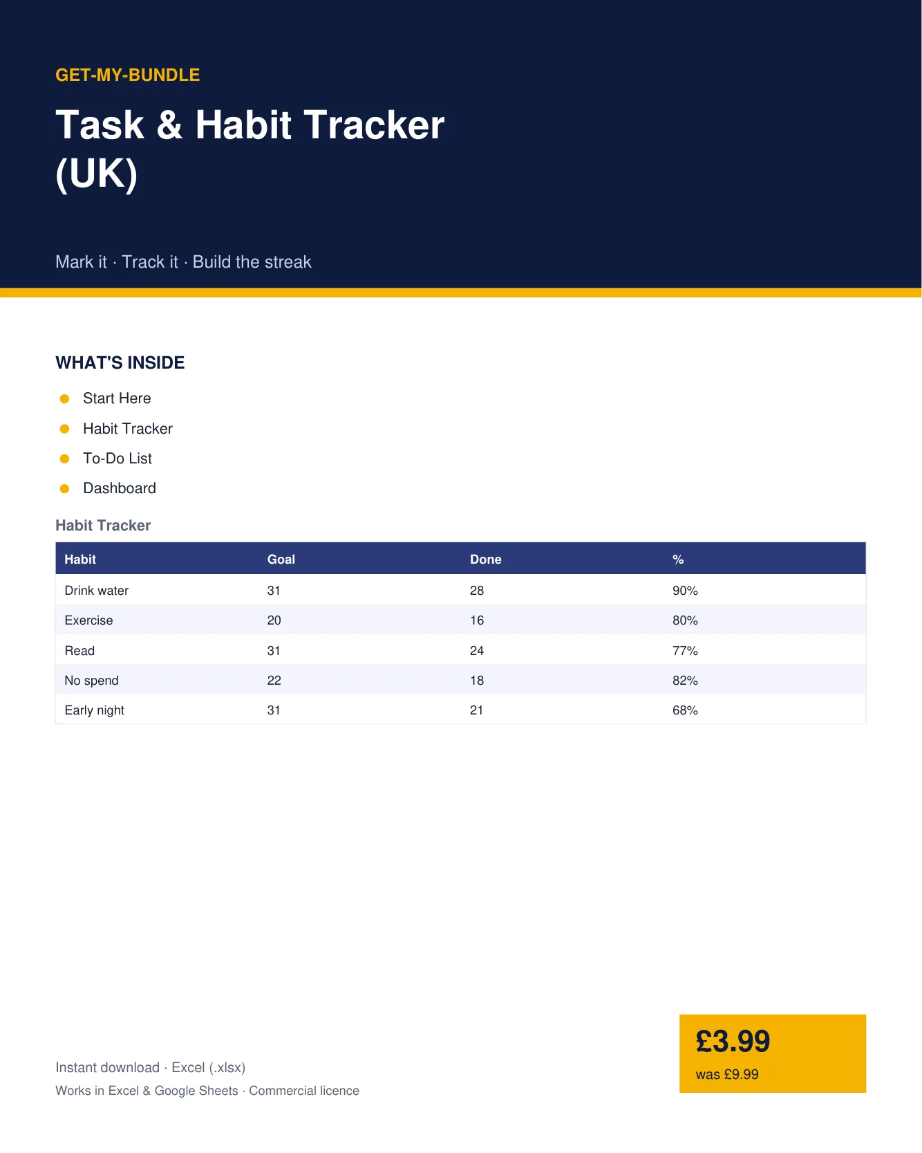 Task & Habit Tracker (UK) preview