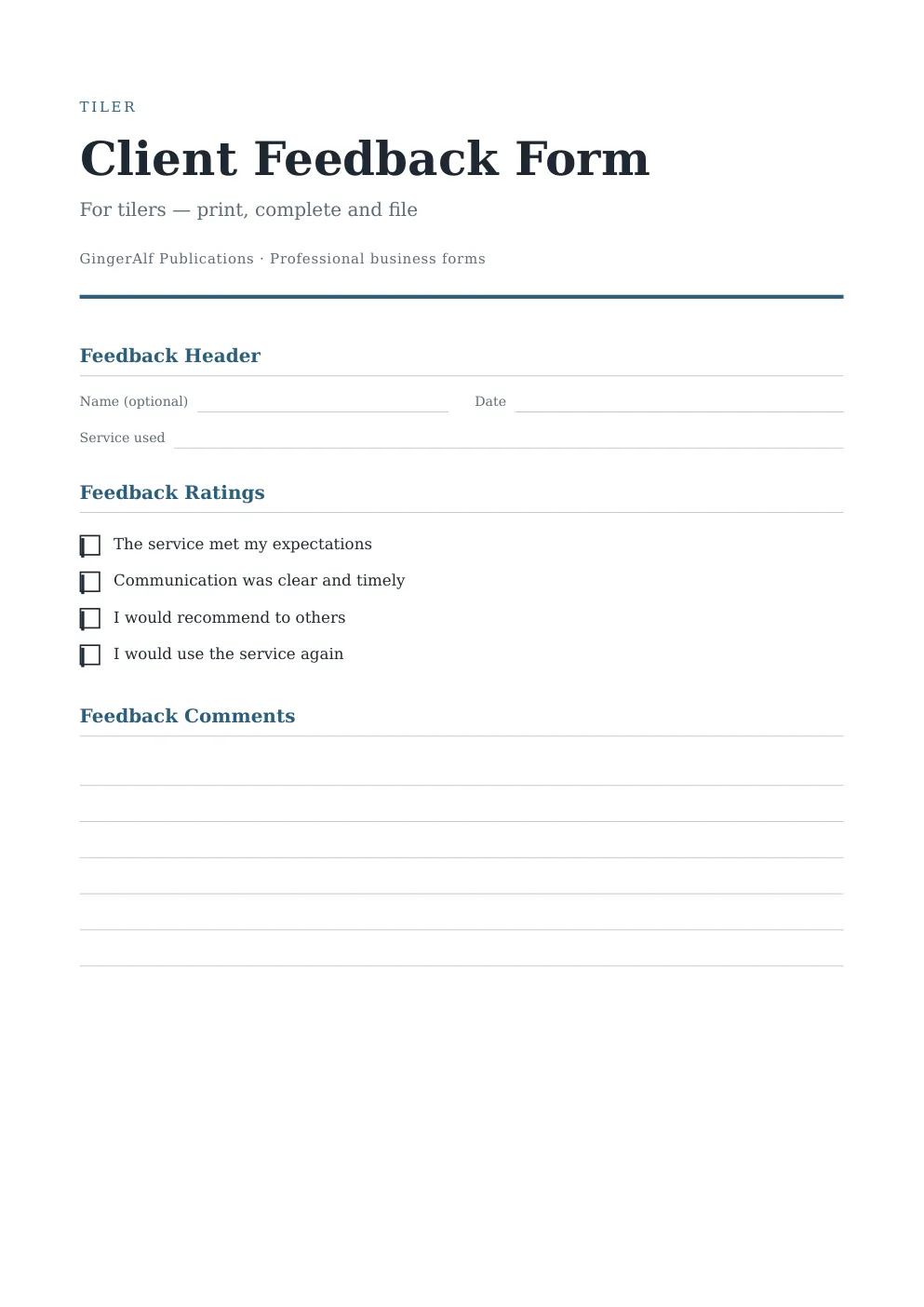Tiler Complete Forms Bundle (UK) preview 4